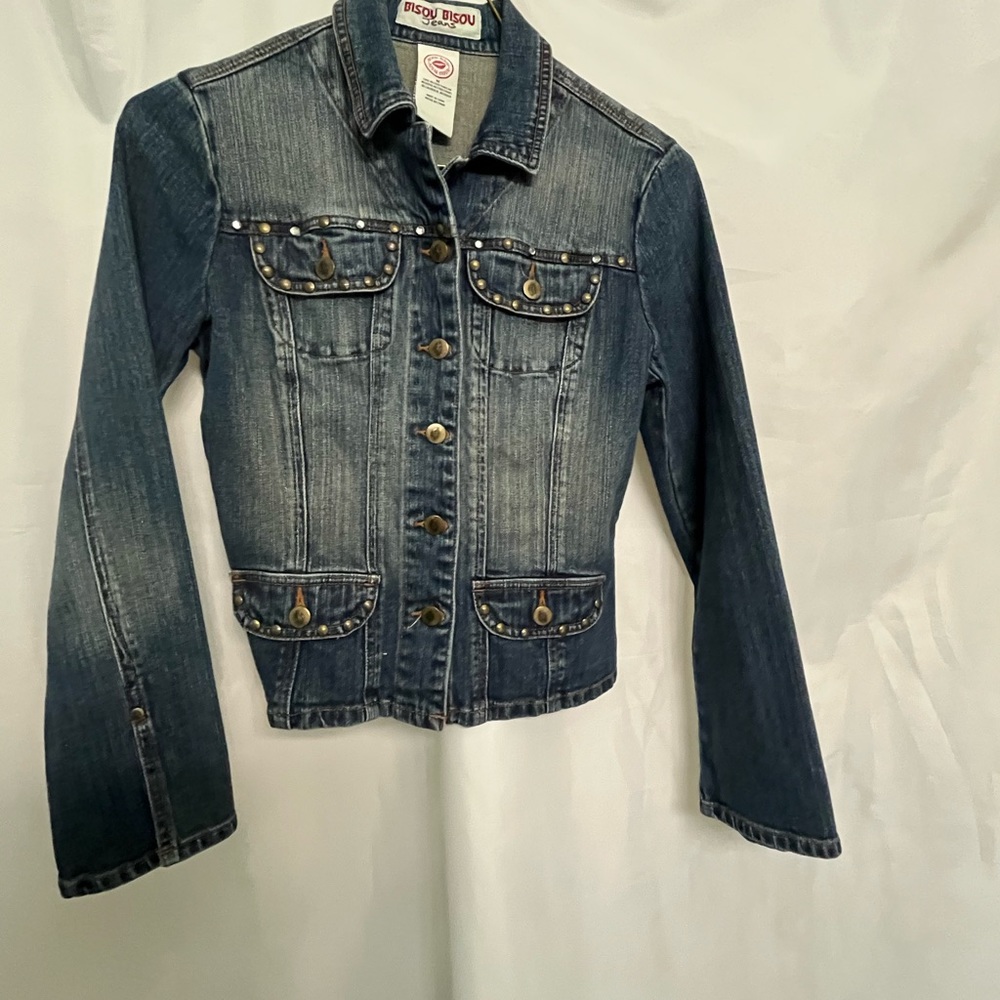 Bisou Bisou Jeans Studded Jean Jacket